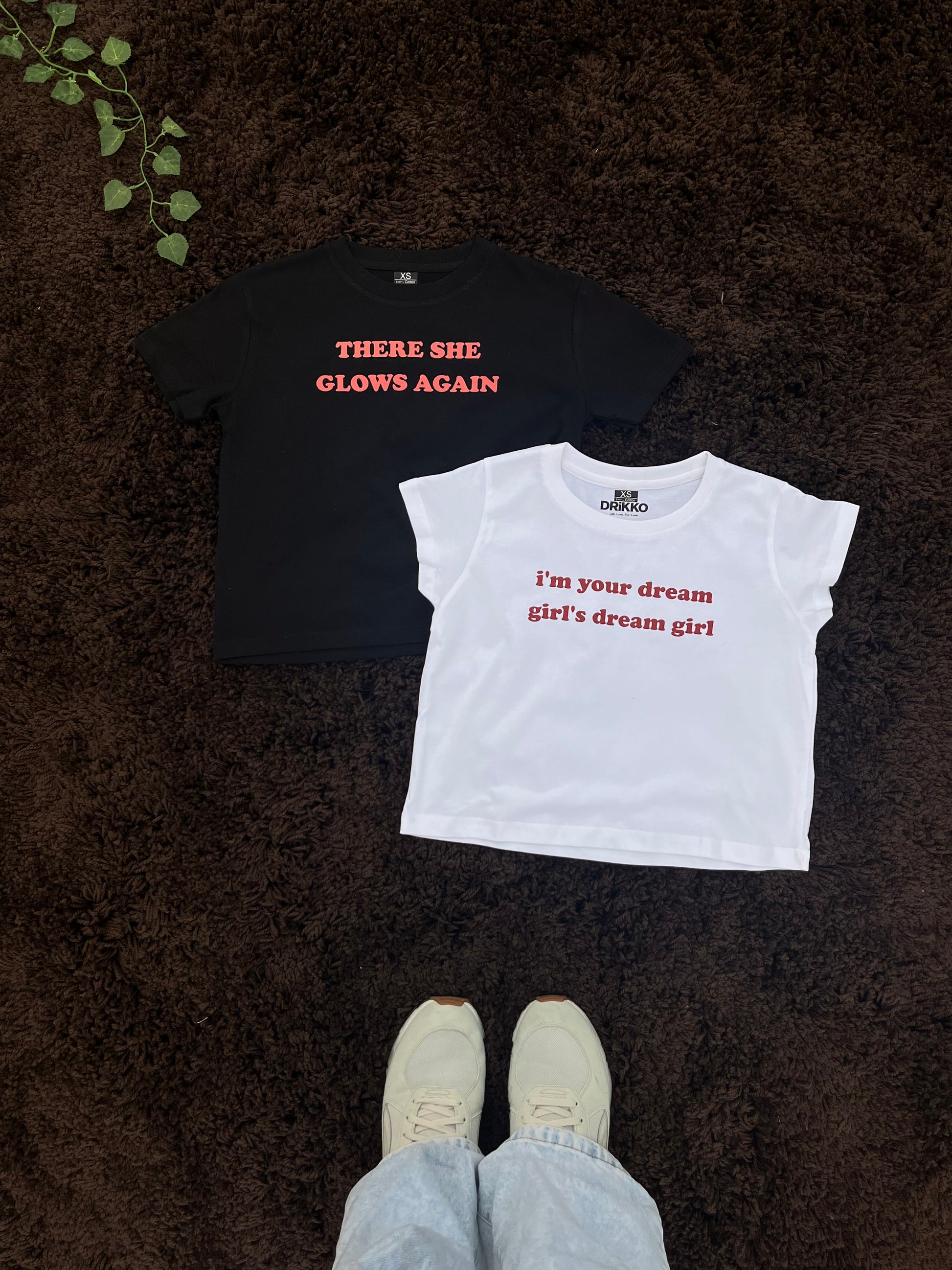 There She Glows Again Crop Top - Drikko